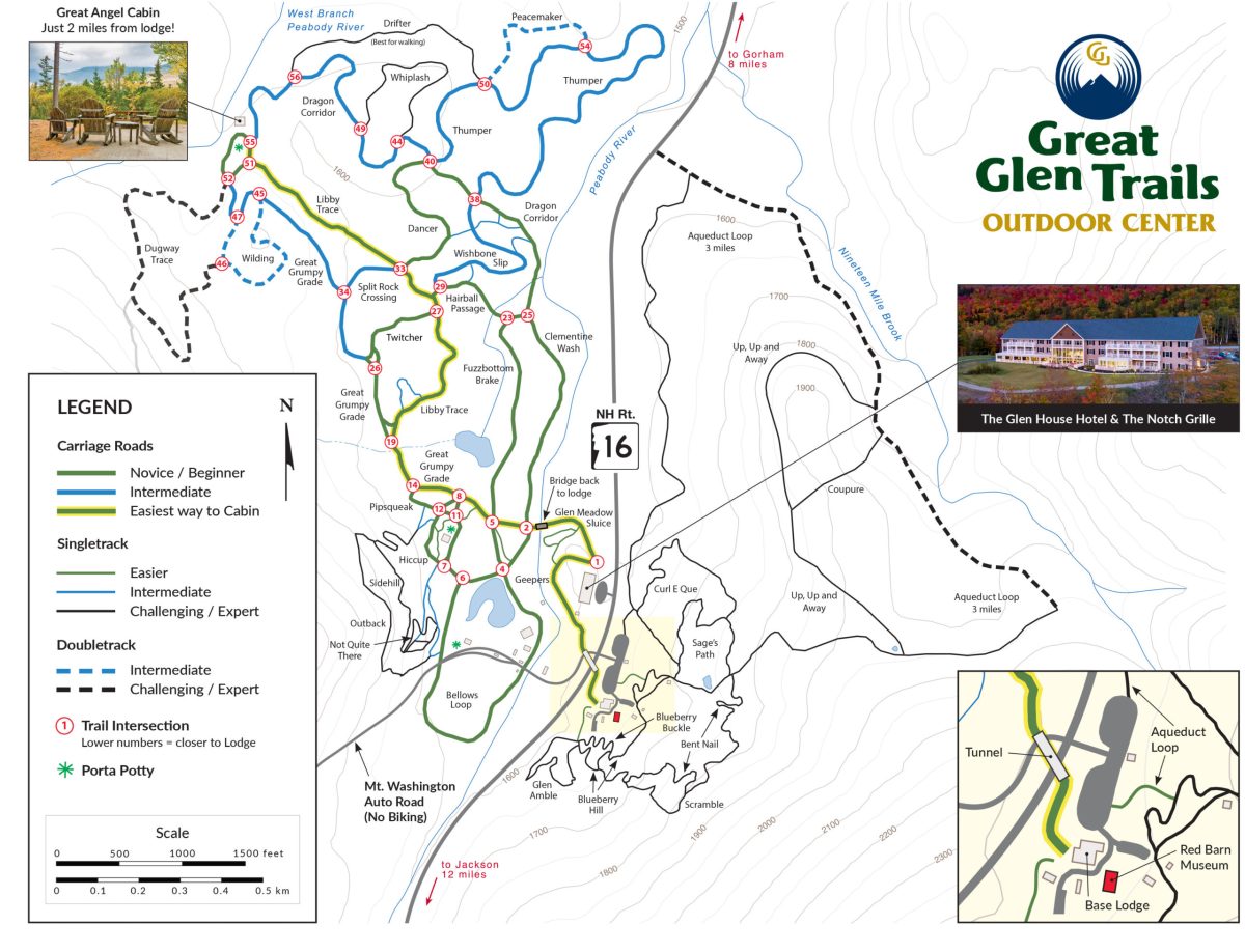 Trail Map | Great Glen Trails Outdoor Center