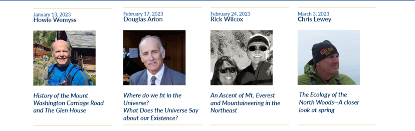 Glen House Speaker series 2023 lineup